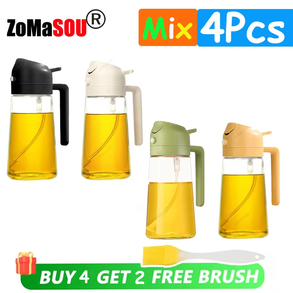 2-in-1 Oil Sprayer & Dispenser Bottle