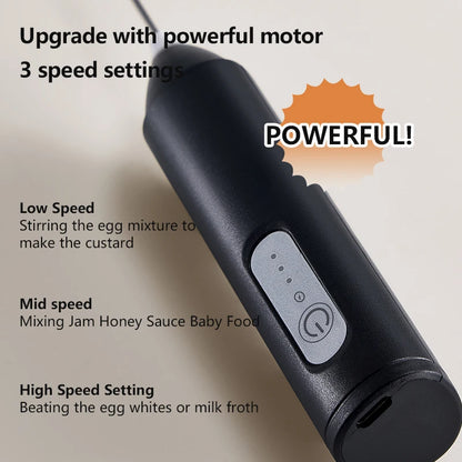 3-in-1 Electric Coffee & Milk Frother Beater