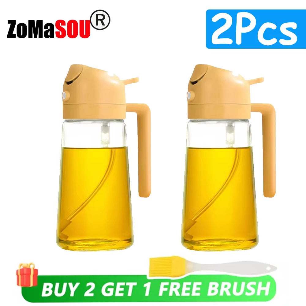 2-in-1 Oil Sprayer & Dispenser Bottle
