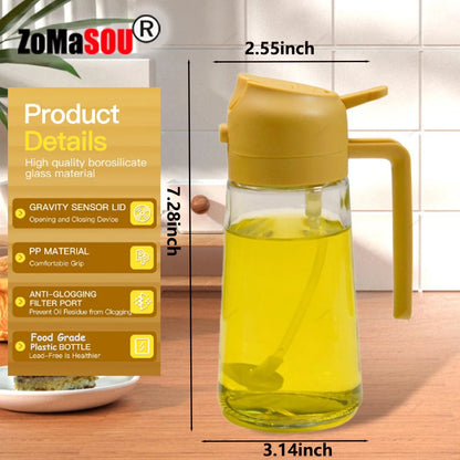 2-in-1 Oil Sprayer & Dispenser Bottle