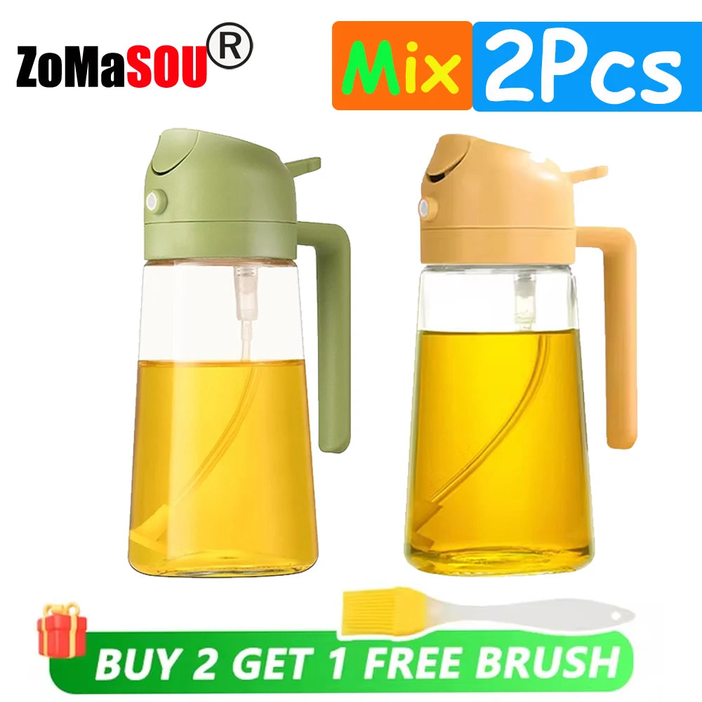 2-in-1 Oil Sprayer & Dispenser Bottle