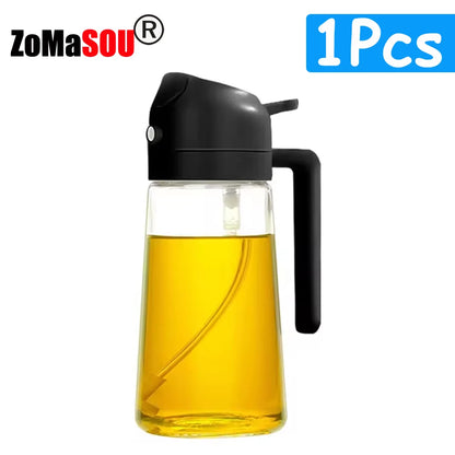 2-in-1 Oil Sprayer & Dispenser Bottle