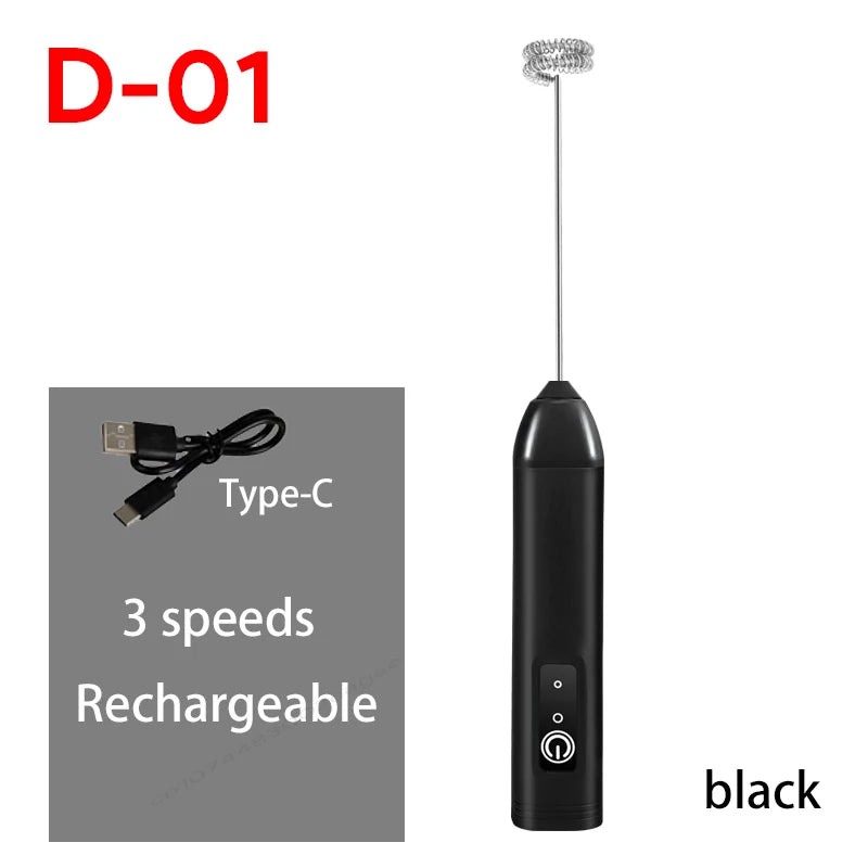 3-in-1 Electric Coffee & Milk Frother Beater