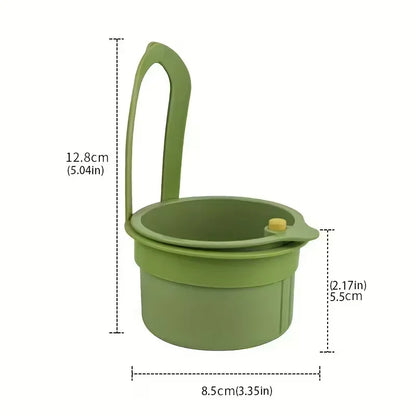3-in-1 Press Drain Basket & Sink Organizer