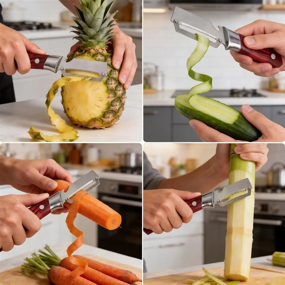 PeelX™ 2-in-1 peeler and opener